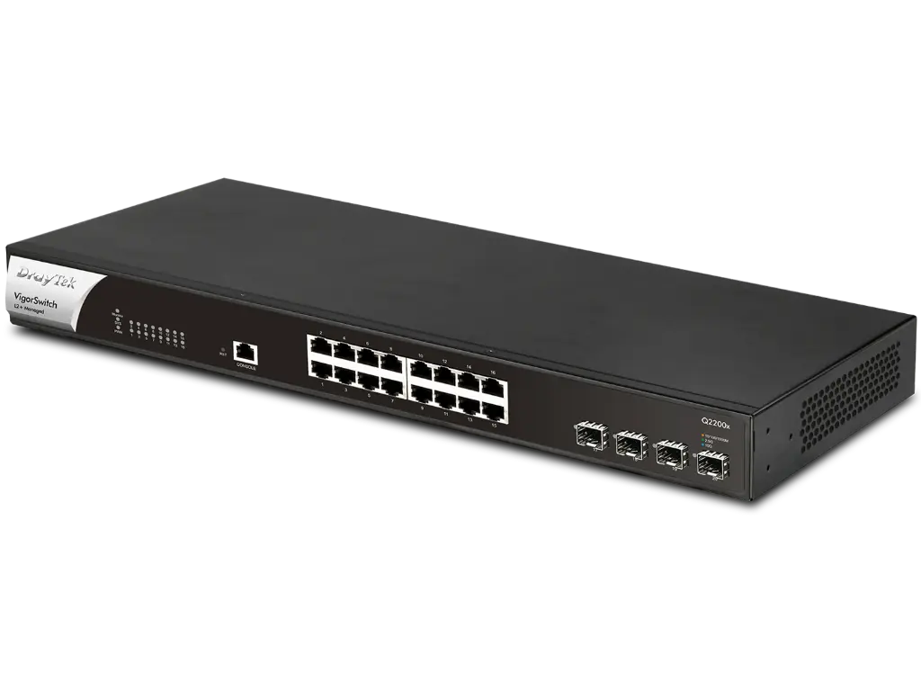 VigorSwitch Q2200x Left